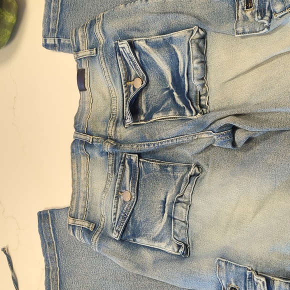 Wide Leg Cargo Jeans New Without Tags - Picture 4 of 4